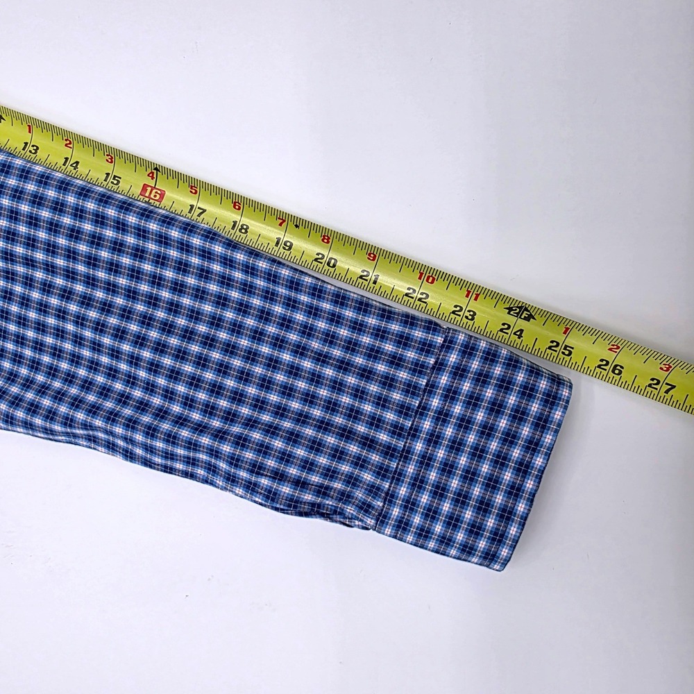 Vineyard Vines by Shep & Ian Classic Fit Tucker Blue White Check Shirt‎ Size M - Picture 10 of 10